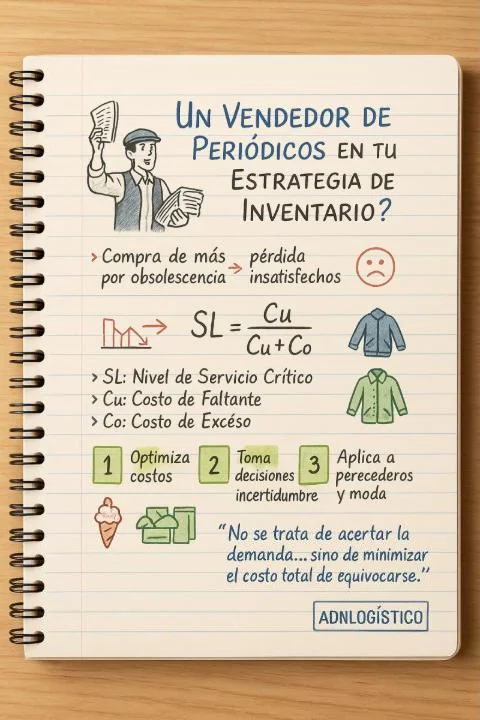 ¿Sabías que un vendedor de periódicos de 1900 tiene la clave para optimizar tu inventario en 2025?