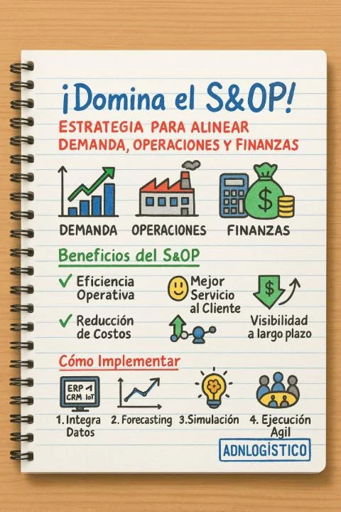 Imagen de la publicación: Domina el S&OP: La Estrategia Secreta para Alinear Demanda, Operaciones y Finanzas