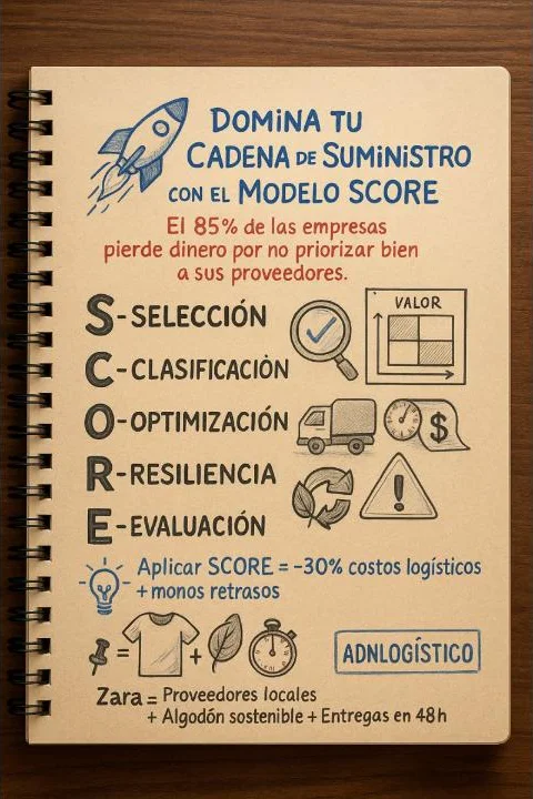 Imagen de la publicación: ¡Domina tu Cadena de Suministro con el Modelo SCORE! (No es lo que piensas...)