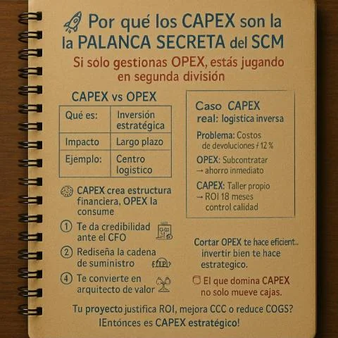 ¿Por qué los CAPEX son la PALANCA SECRETA de todo líder de SCM?