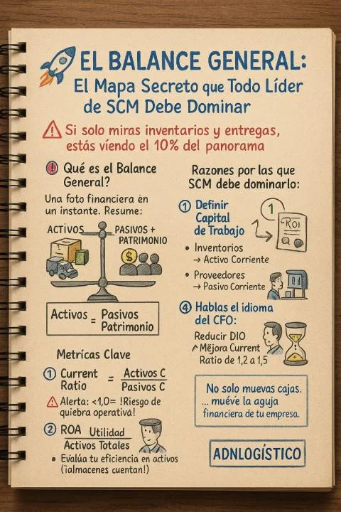 Imagen de la publicación: El BALANCE GENERAL: El Mapa Secreto que Todo Líder de SCM Debe Dominar