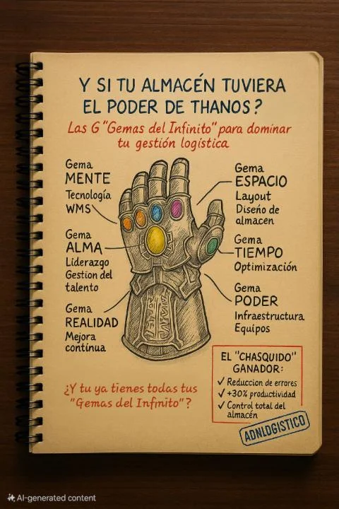 ¿Y si tu almacén tuviera el poder de Thanos? Las 6 gemas de la gestión logística