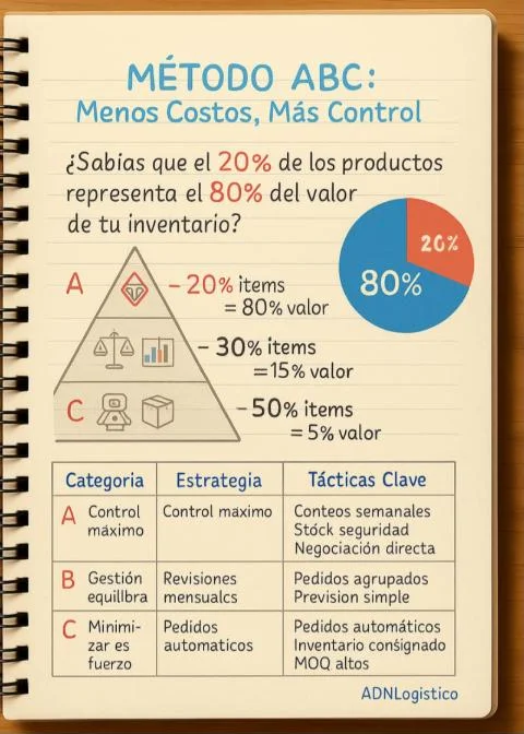 Imagen de la publicación: Domina tu Inventario con el MÉTODO ABC: Menos Costos, Más Control