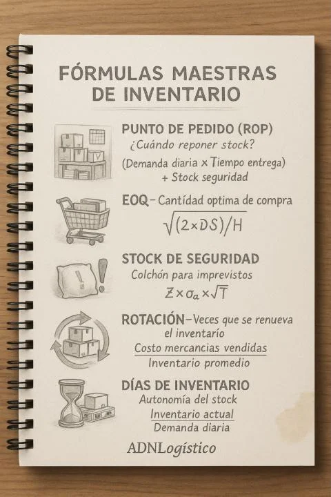 ¡Domina tu inventario! 5 Fórmulas clave que todo profesional debe conocer
