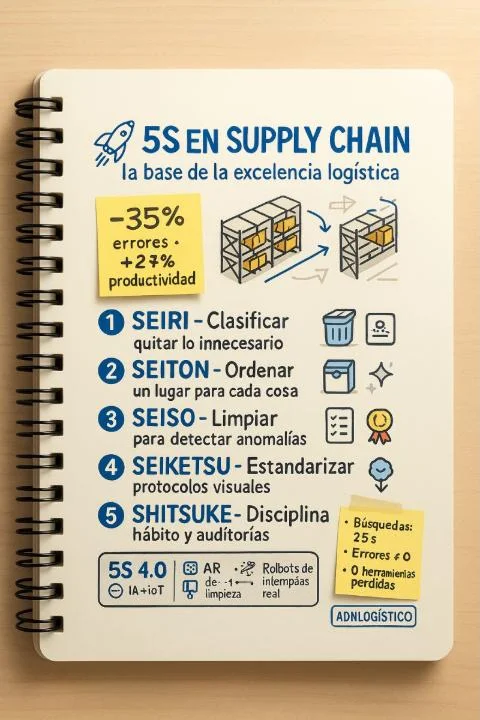 5S en SUPPLY CHAIN: Más que LIMPIEZA, la BASE de la EXCELENCIA LOGÍSTICA