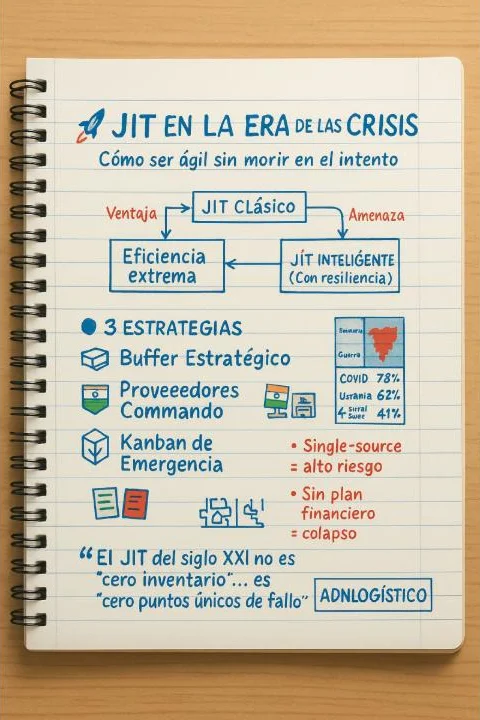 Imagen de la publicación: JIT en la ERA de las CRISIS: Cómo SER ÁGIL sin MORIR en el Intento