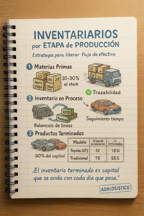 Imagen de la publicación: Los 3 Tipos CLAVE de Inventario por Etapa de Producción (y Cómo Optimizarlos)