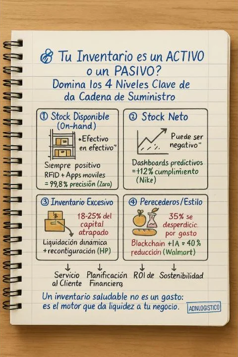 ¿Tu Inventario es un ACTIVO o un PASIVO? Domina los 4 Niveles Clave para Transformar tu Cadena de Suministro