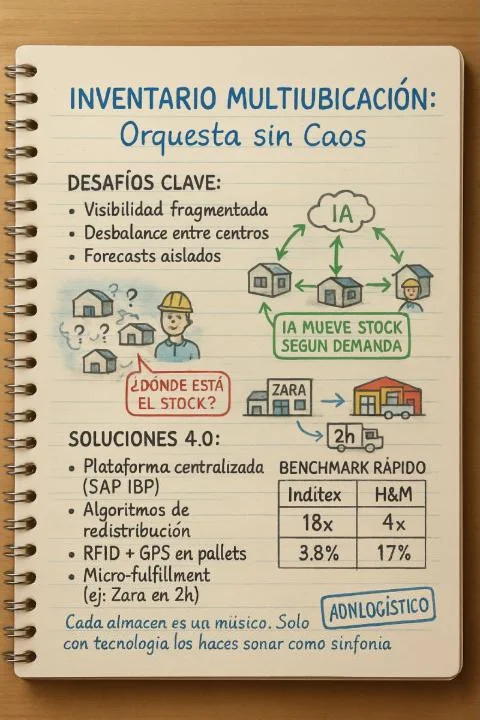 INVENTARIO MULTIUBICACIÓN: El Arte de Orquestar Stock en 20+ Lugares SIN Volverse Loco