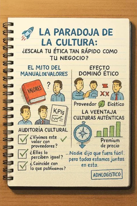 Imagen de la publicación: La paradoja de la cultura corporativa: ¿Tu ética escala tan rápido como tu negocio?