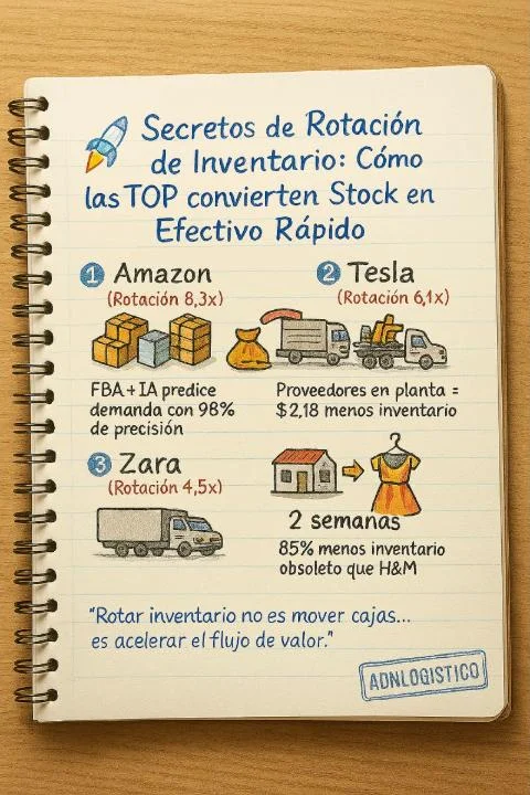 Imagen de la publicación: Secretos de Rotación de Inventario: Cómo las Empresas TOP Convierten Stock en Efectivo Rápido