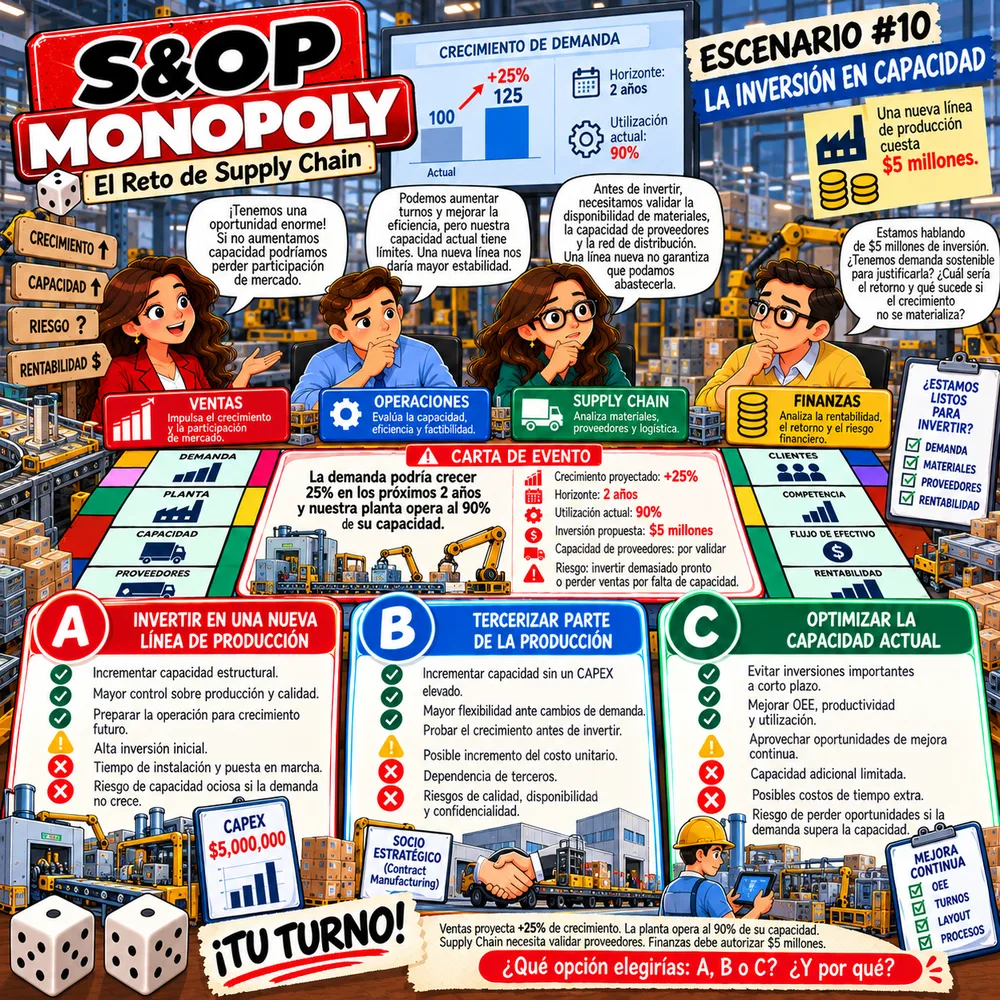 Imagen de la publicación: Escenario #10: La inversión en capacidad