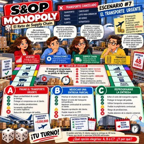 Escenario #7: La trampa del flete urgente