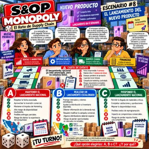 Escenario #8: El lanzamiento de un nuevo producto