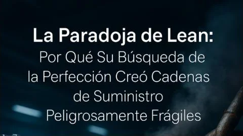 La paradoja de Lean: ¿por qué su búsqueda de la perfección creó cadenas de suministro peligrosamente frágiles?