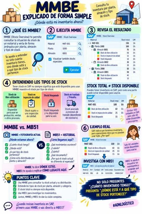 SAP MM | MMBE explicado de forma sencilla