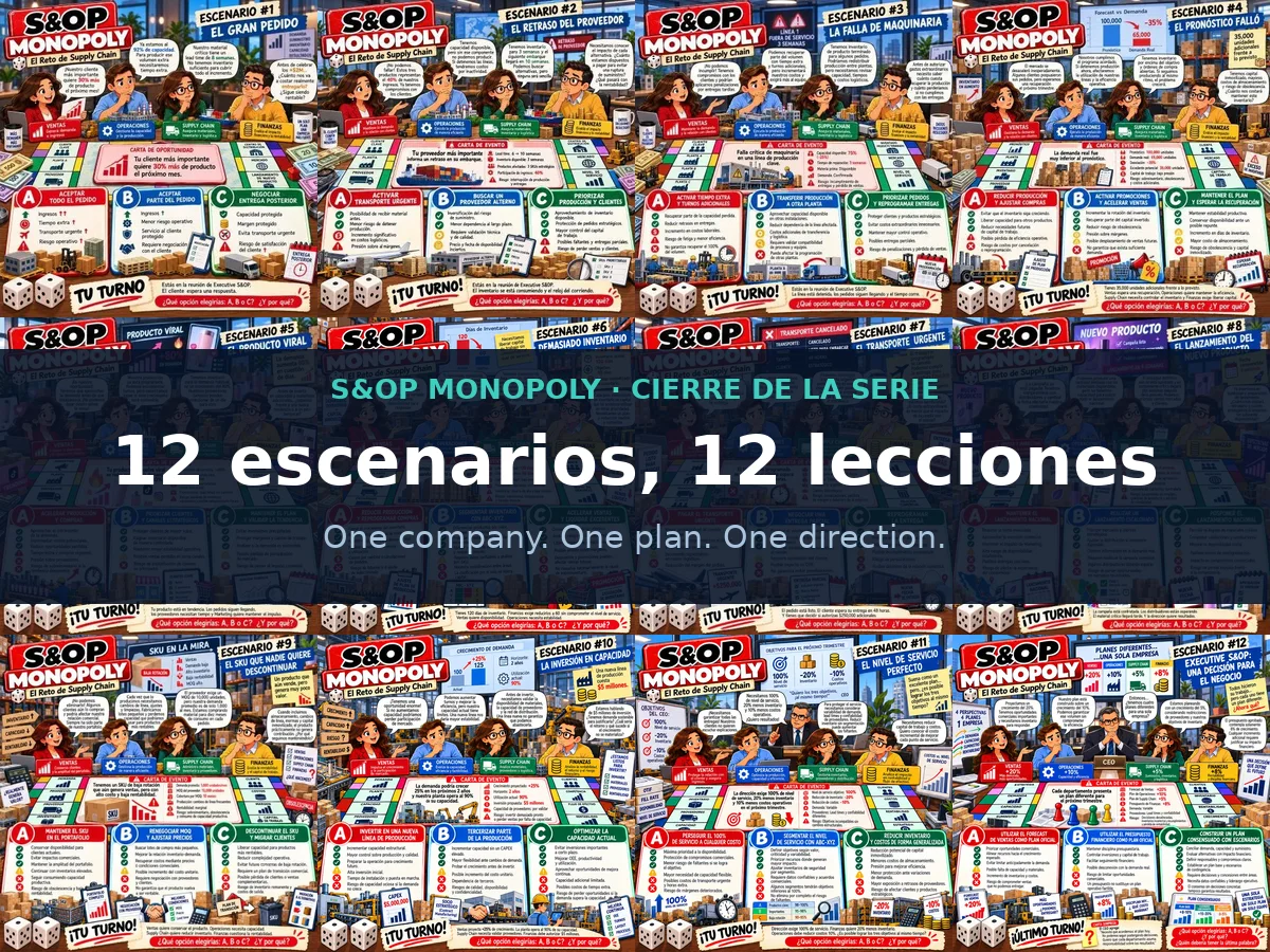 Imagen de la publicación: S&OP Monopoly: cierre de la serie. 12 escenarios, 12 lecciones